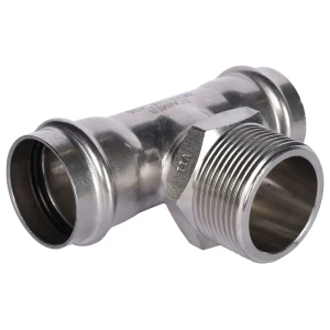 Тройник переходной Rommer 1 1/4"x35 мм ВПр-ВР нержавеющая сталь