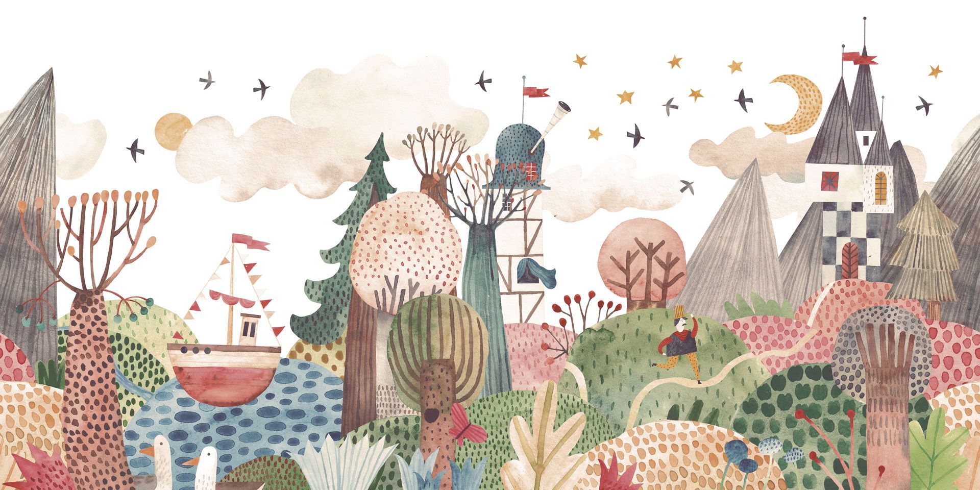 Панорамные обои для детей Rimura 2025 ARCH-00083581 - Вид №1