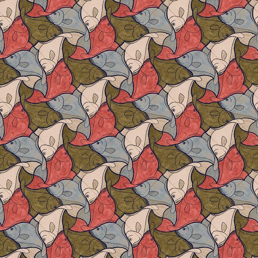 Jannelli&Volpi Обои на флизелиновой основе с рисунком M.c. escher sun-id-1430360 - Вид №4