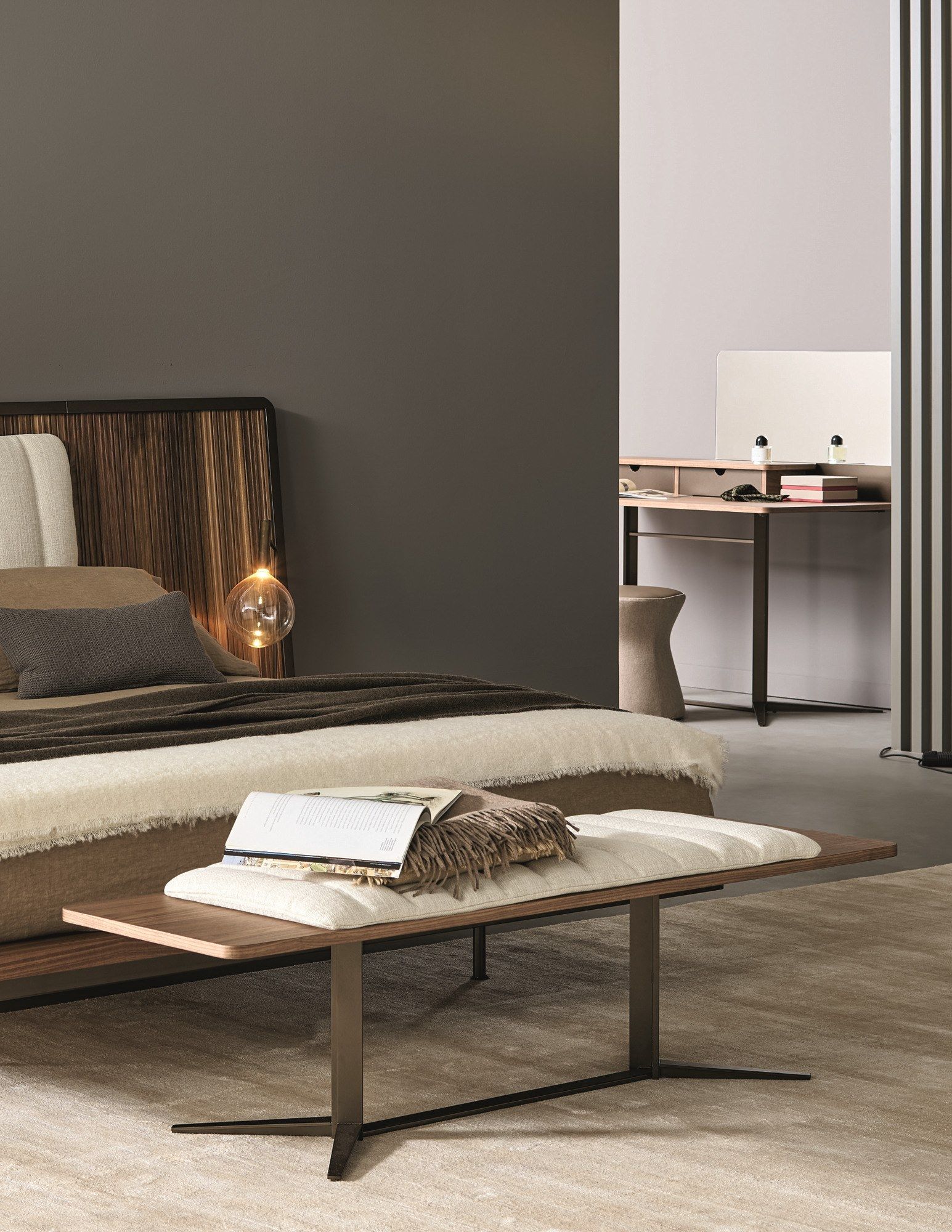 Скамья из грецкого ореха BONALDO Нельсон ARCH-00136743 - Вид №1