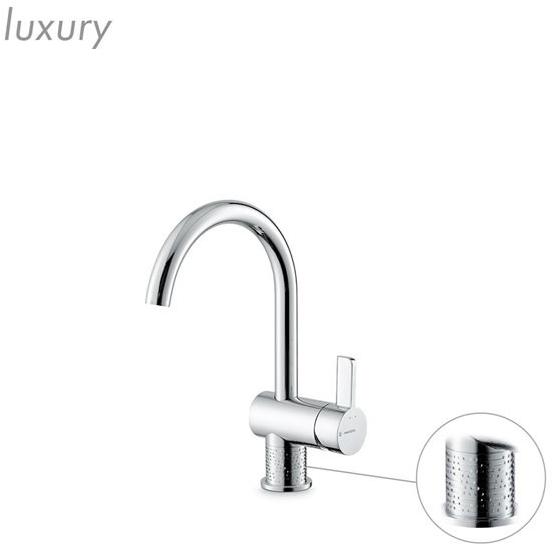 newform Смеситель для раковины, однорычажный, сливной Blink chic sun-id-1513622 - Вид №2