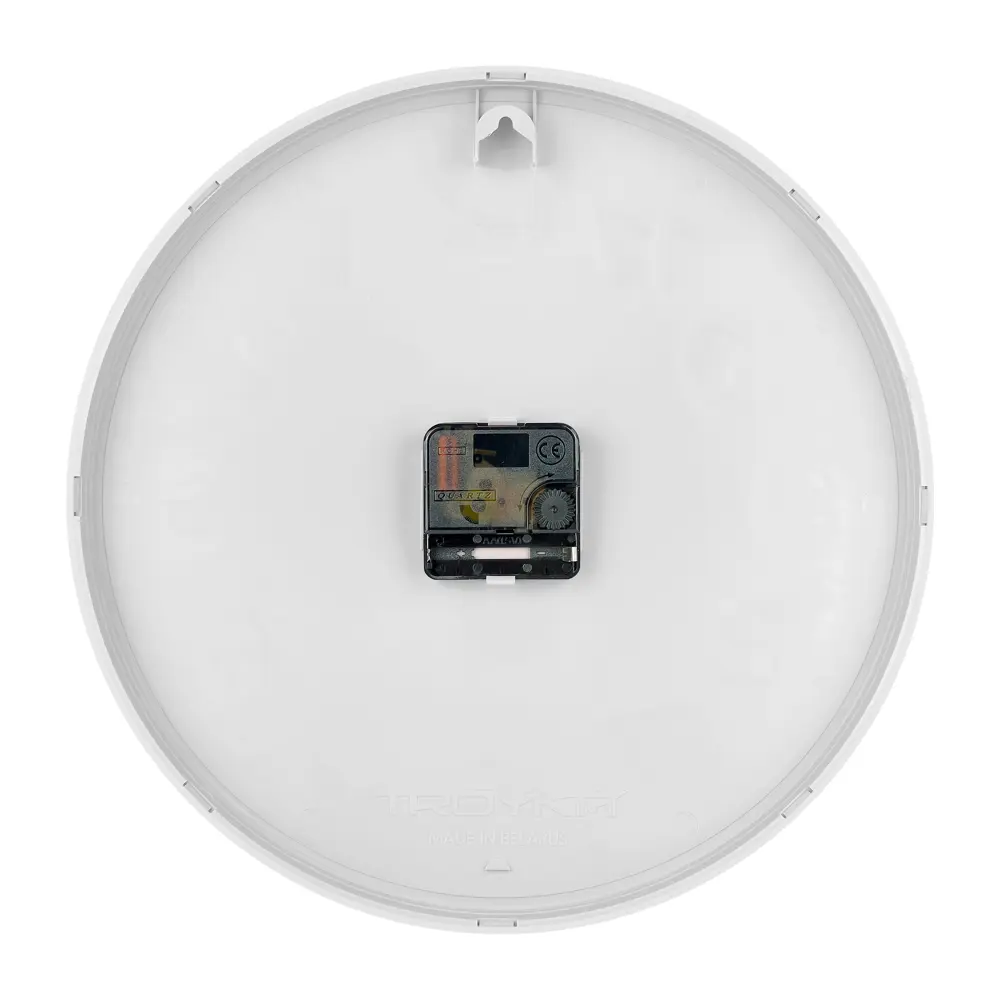 Настенные часы TROYKATIME «Белая классика» с арабскими цифрами 84759068 STLM-0054704 - Вид №1