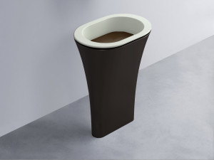 AMLA65-PM+AMPILO-CA+AMCOLO-LV Раковина Amedeo Ovale отдельностоящая cielo Enjoy + Amedeo