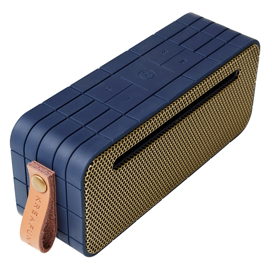 Колонка беспроводная с ремешком aMOVE синяя KREAFUNK KFNG71 - Вид №9