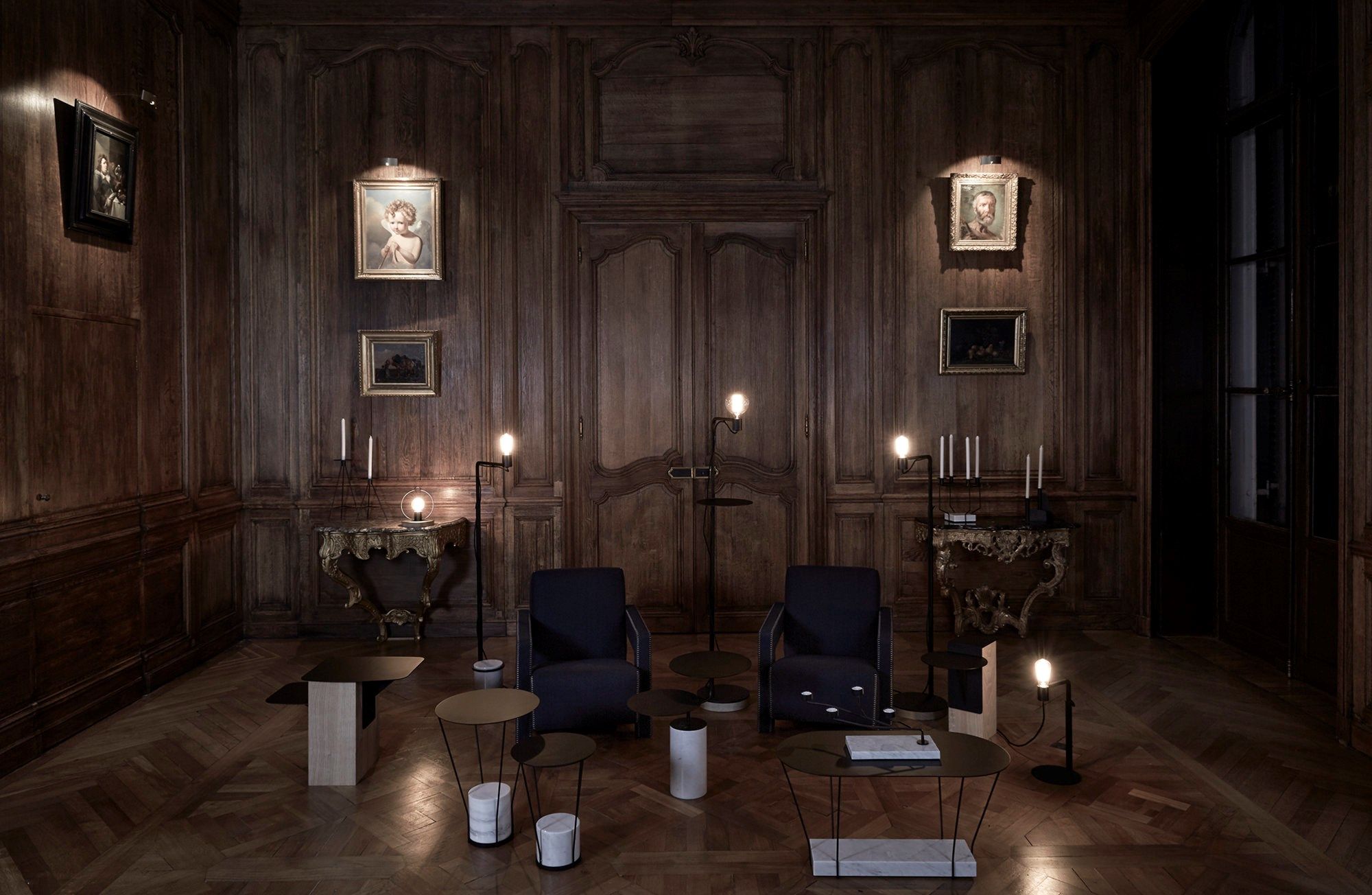 Металлическая регулируемая высота торшер с диммером RADAR INTERIOR Lest ARCH-00119137 - Вид №2