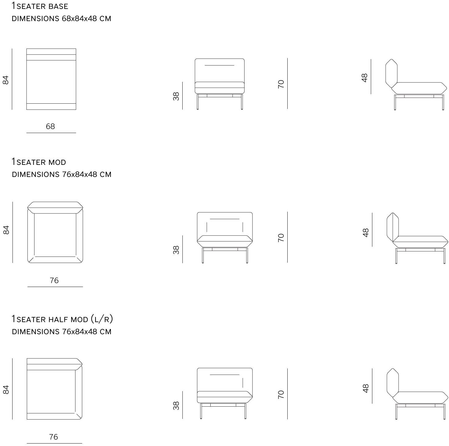 prostoria Модульный диван Segment sun-id-1502602 - Вид №7