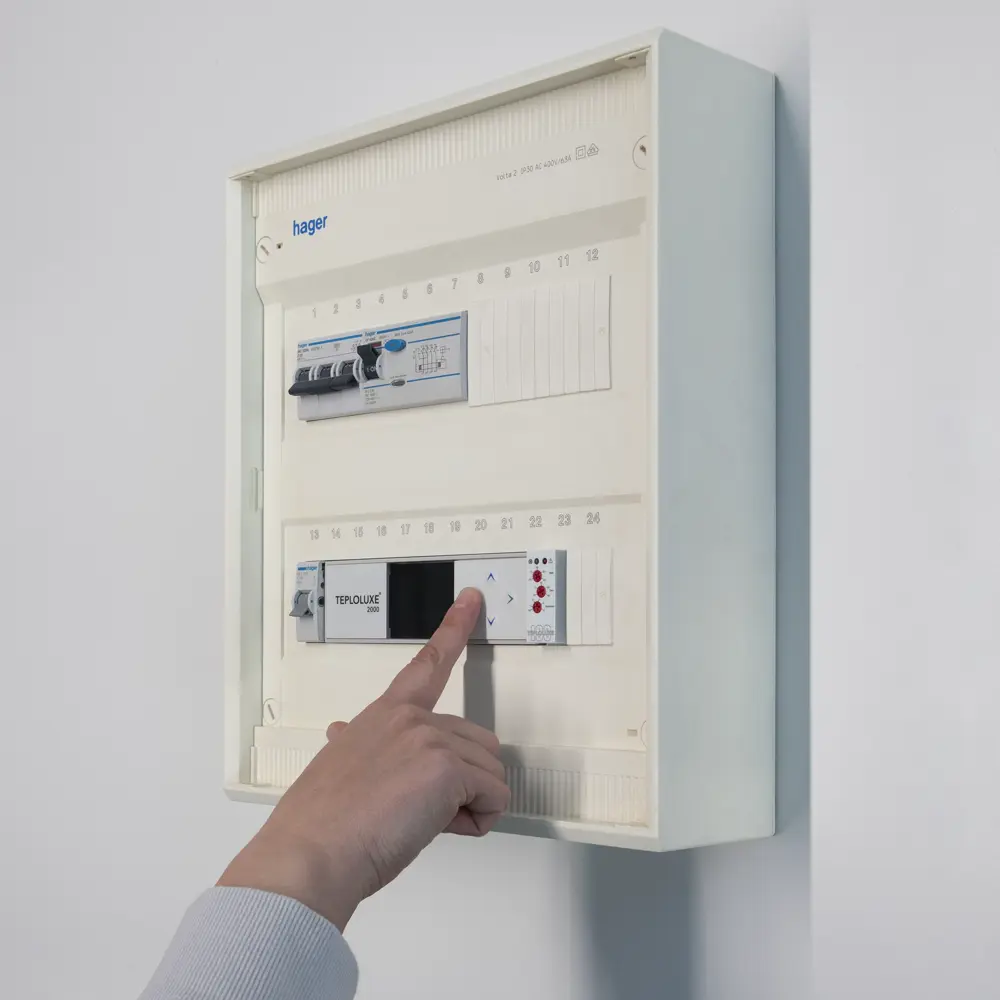 Контроллер Teploluxe 2000 на Din-рейку цифровой цвет белый ТЕПЛОЛЮКС STLM-2005339 - Вид №6