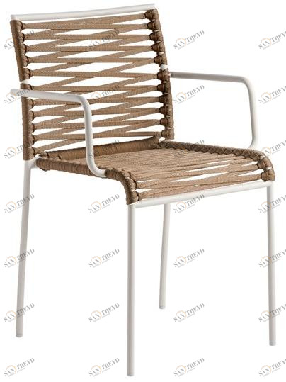 Potocco Стул из стали с подлокотниками Aria 864/p