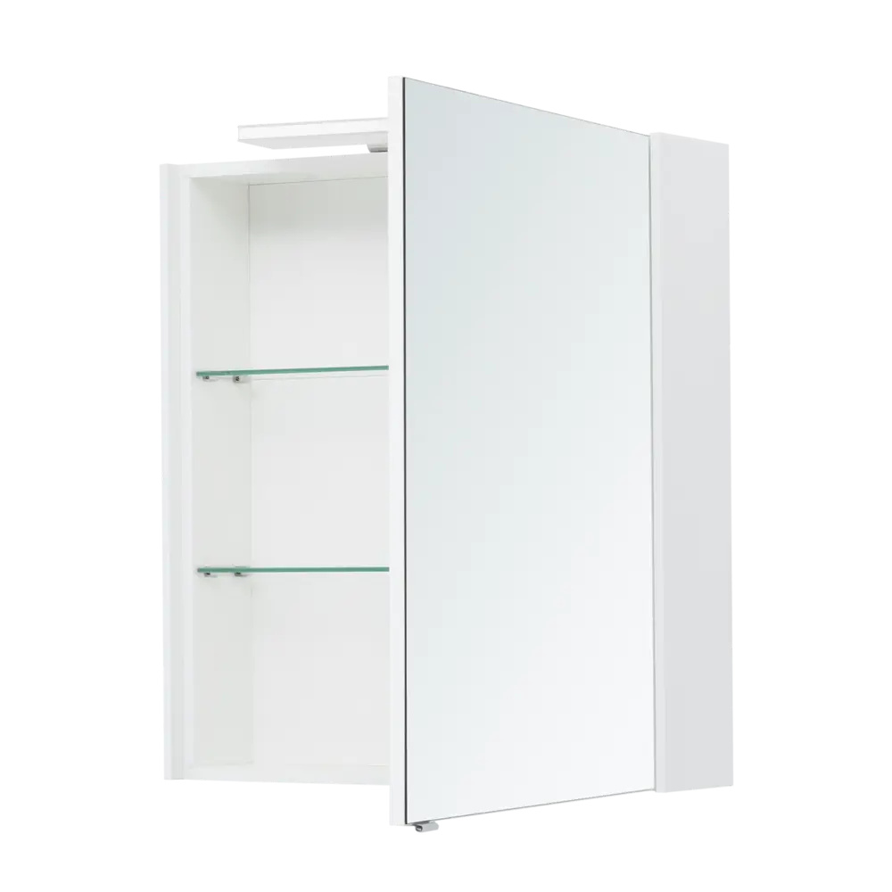 Шкаф зеркальный подвесной «Алвита» 70x85 см цвет белый 82407350 STLM-2049375 Santreyd - Вид №3