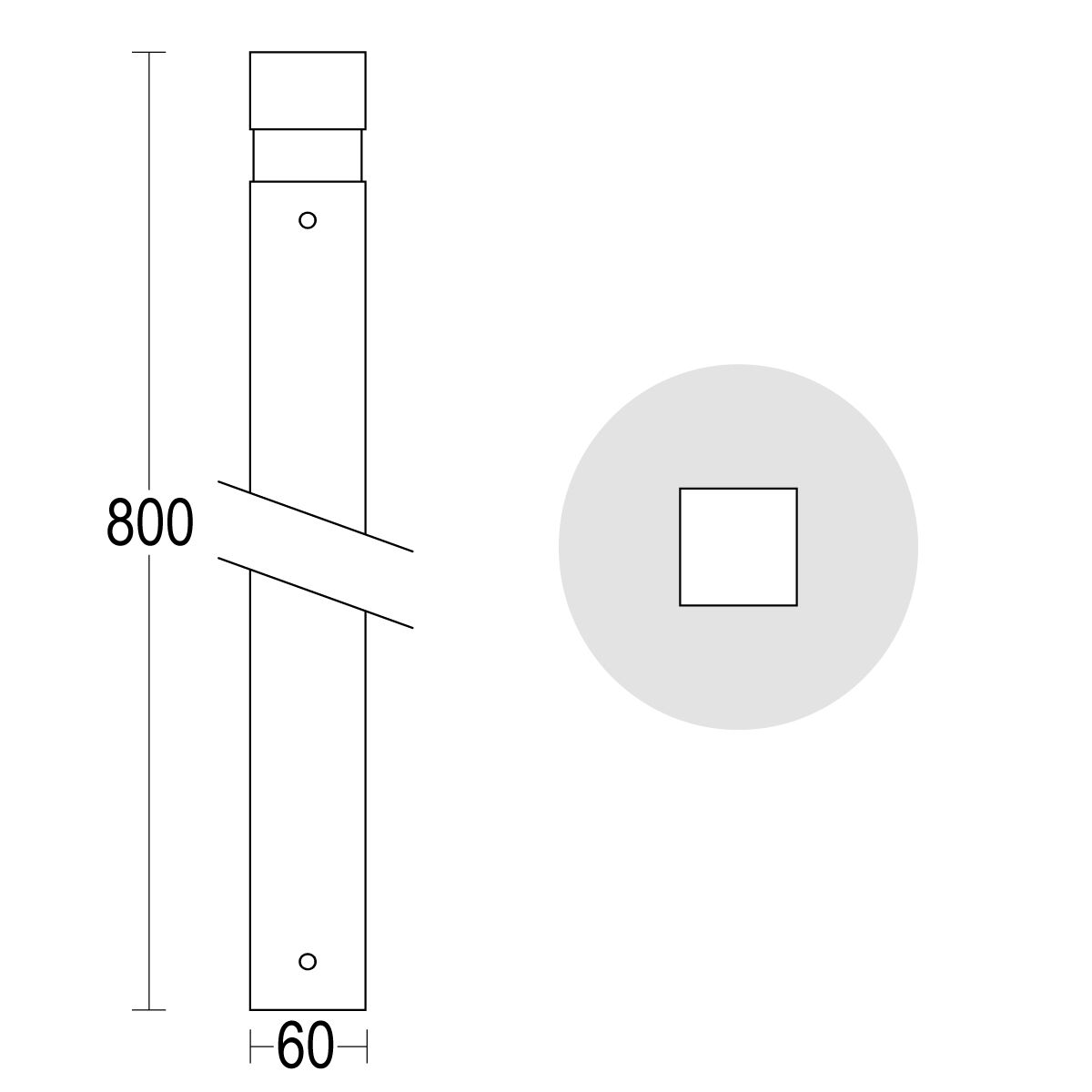 Алюминиевый светодиодный светильник с порошковым покрытием Ghidini Lighting Quadro ARCH-00061180 - Вид №19