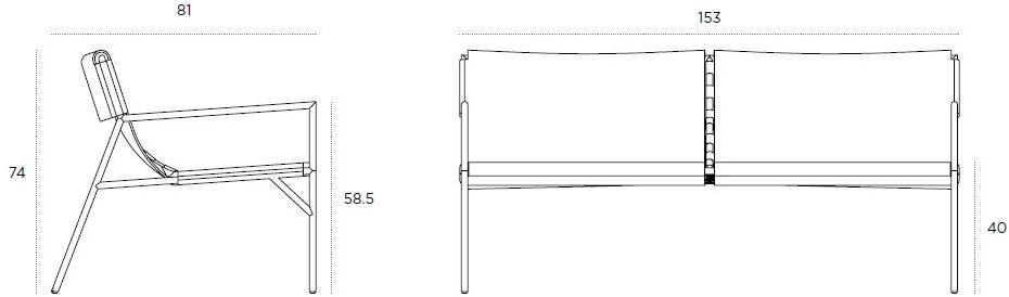 Casamania & Horm 2-х местный кожаный диван Tout le jour sun-id-1481918 - Вид №9