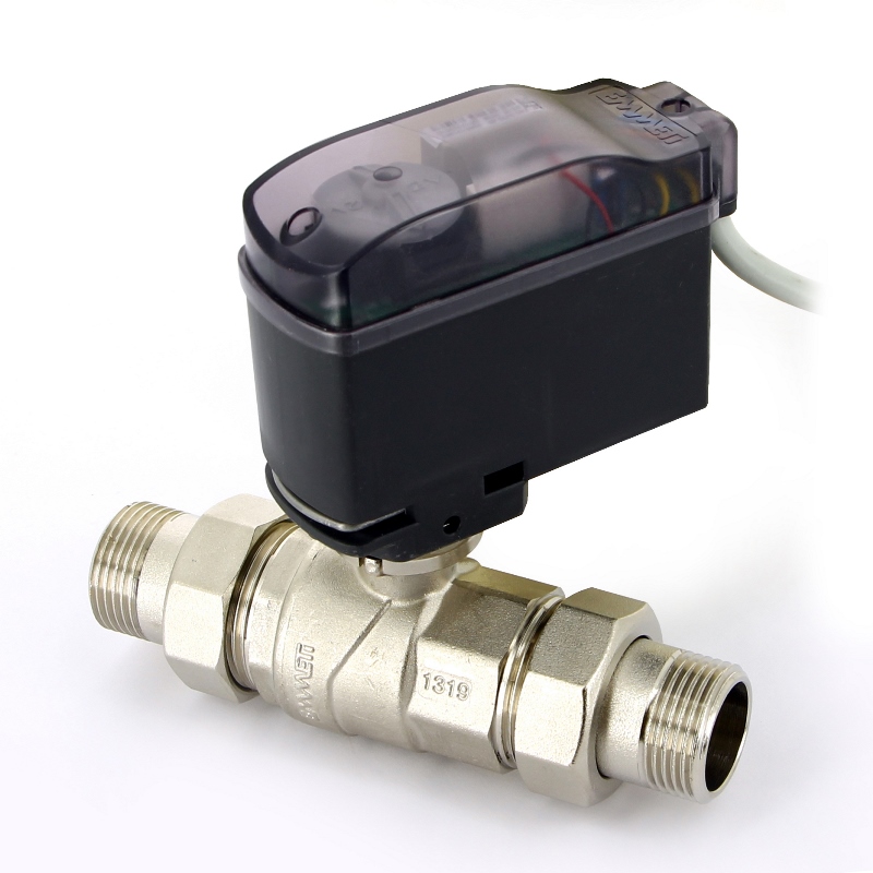 Кран шаровой с разъемными соединениями НН двухходовой MODULO COMPACT с сервоприводом EMMETI 1" 01425804