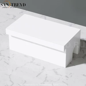 Effegibi ACCESSORI Модульная скамейка для облицовки, прямоугольная секция 1М белая. Возможна установка LED подстветки SV31000054