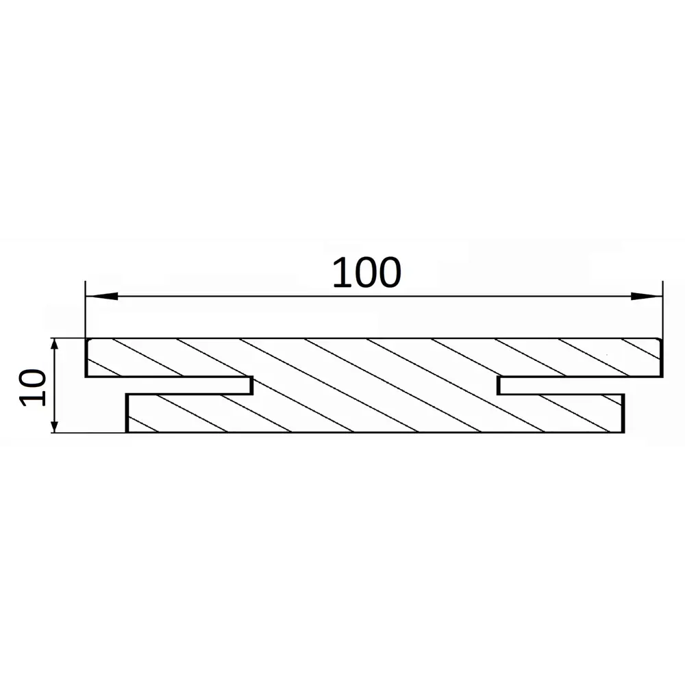 Добор дверной коробки Престиж 100х2150 мм цвет дуб 81953796 STLM-2064733 Santreyd  - Вид №3