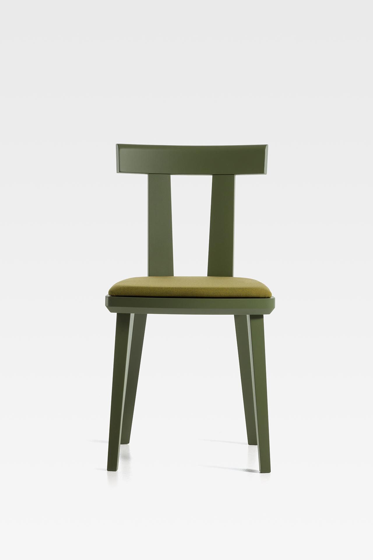 Деревянный стул с мягким сиденьем SIPA Милан ARCH-00150144 - Вид №8