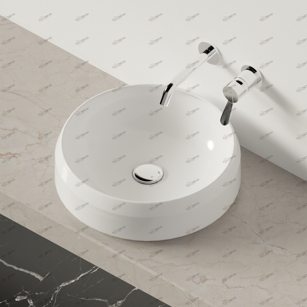 ACER1073ZZ Накладная раковина на столешницу  круглая Agape Lariana