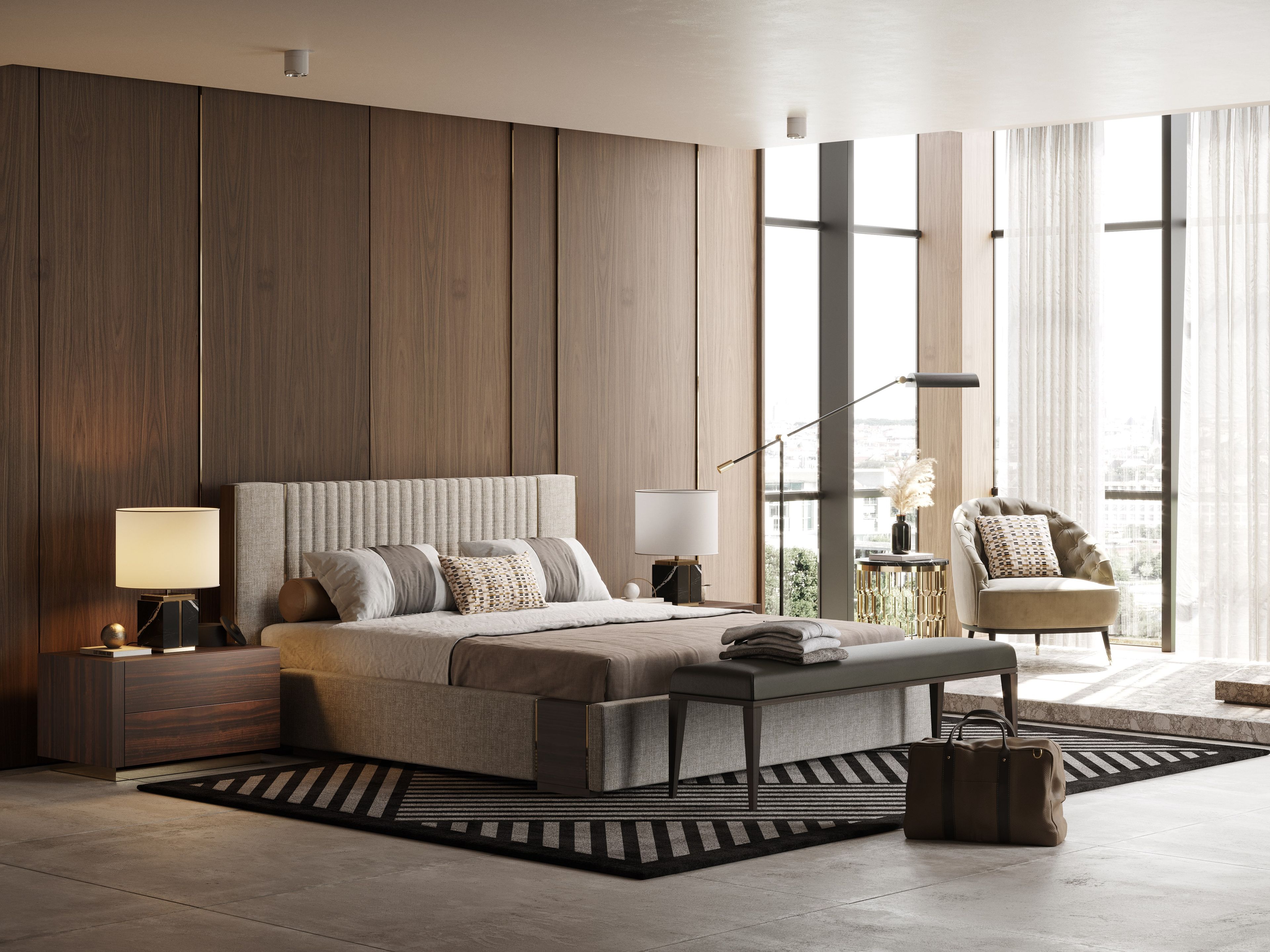 Мраморная настольная лампа Laskasas Джек ARCH-00100257 - Вид №4