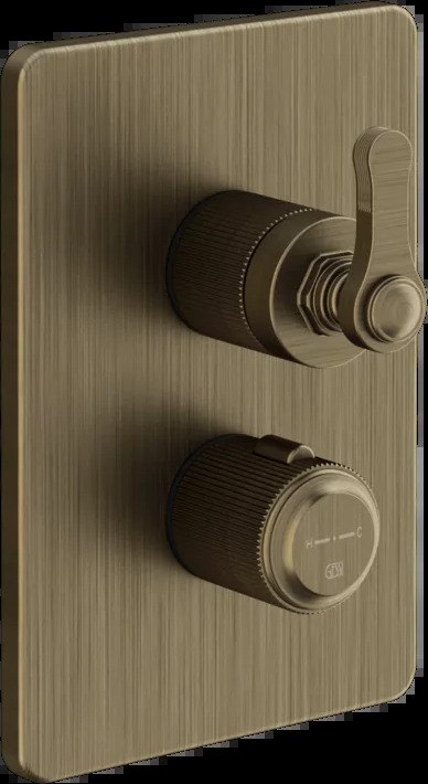 Смеситель для душа 65133 713 Gessi Venti20 СТАРИННАЯ ЛАТУНЬ