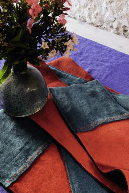 Élitis Однотонная льняная обивочная ткань sun-id-1471987 - Вид №3