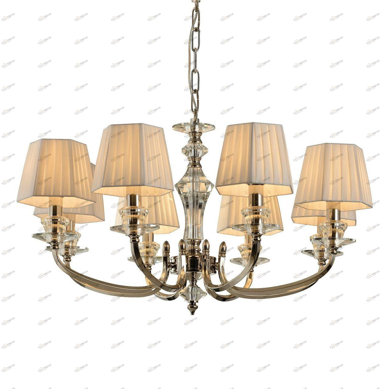 Подвесная люстра Omnilux Giardino OML-86603-08 OMNILUX ДИЗАЙНЕРСКИЕ, GIARDINO 220281 Белый 