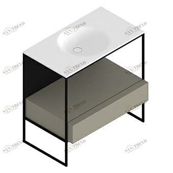 8MP302NETO Шкаф с металлической структурой Kos by Zucchetti Morphing