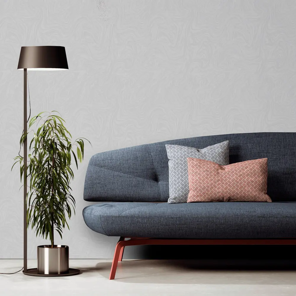 Santreyd Erismann Lena: флизелиновые обои светло-серые с рельефной текстурой 89372641 STLM-0832455 - Вид №3