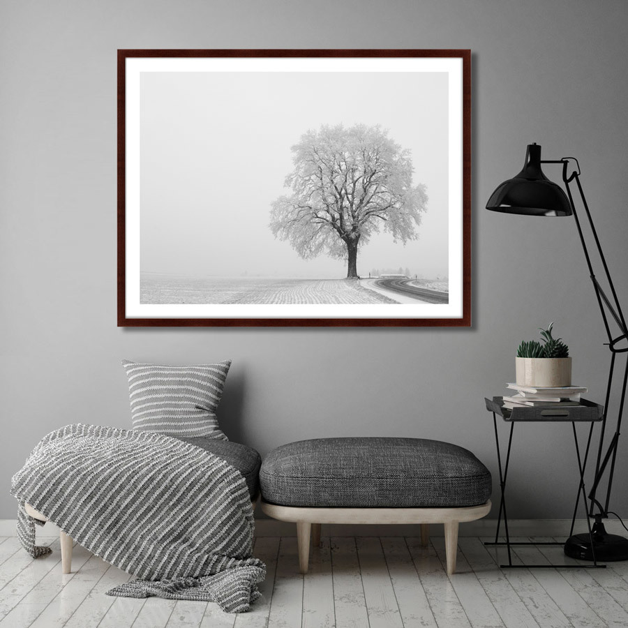 Фотокартина в деревянной раме 130х102 см The White kingdom КАРТИНЫ В КВАРТИРУ  264757 Белый;черный;разноцветный  - Вид №2