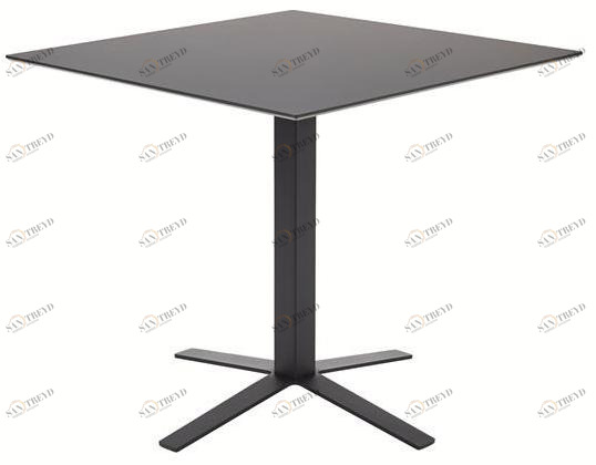 Segis Квадратный стол из HPL с основанием 4 звезды sun-id-1496850