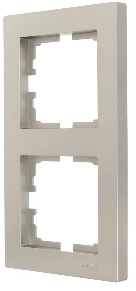 VESNA Рамка 2-ая вертикальная без вст титан