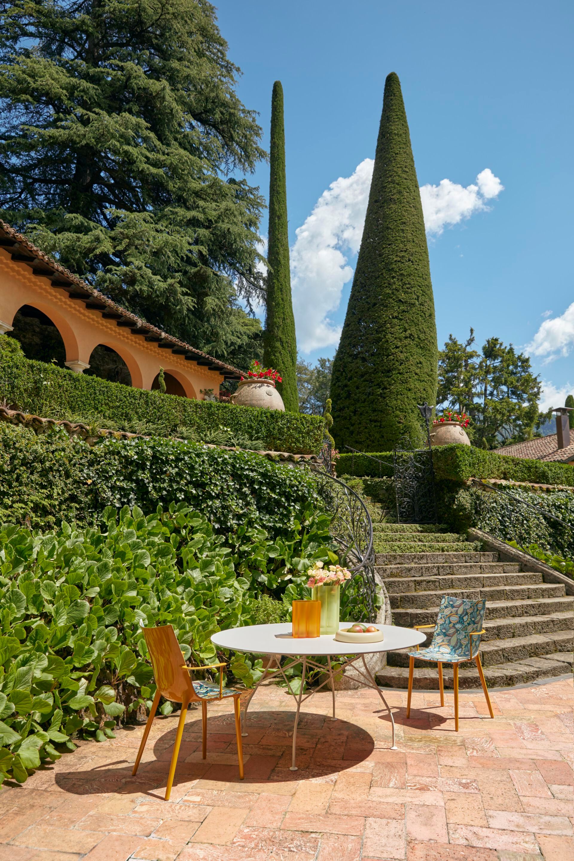 Тканевый стул с подлокотниками Kartell H. H. H ARCH-00109899 - Вид №5