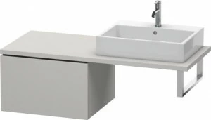 LC583300707 Шкафчик для консоли L-Cube #LC5833 620 x 547 мм Бетонно-серый матовый декор