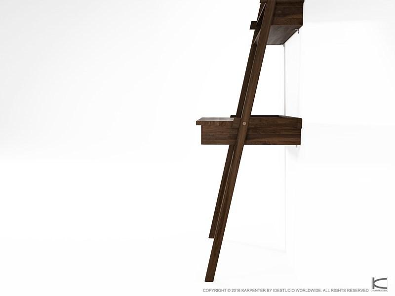 KARPENTER Книжный шкаф / письменный стол из ореха Simply city sun-id-1491961 - Вид №2