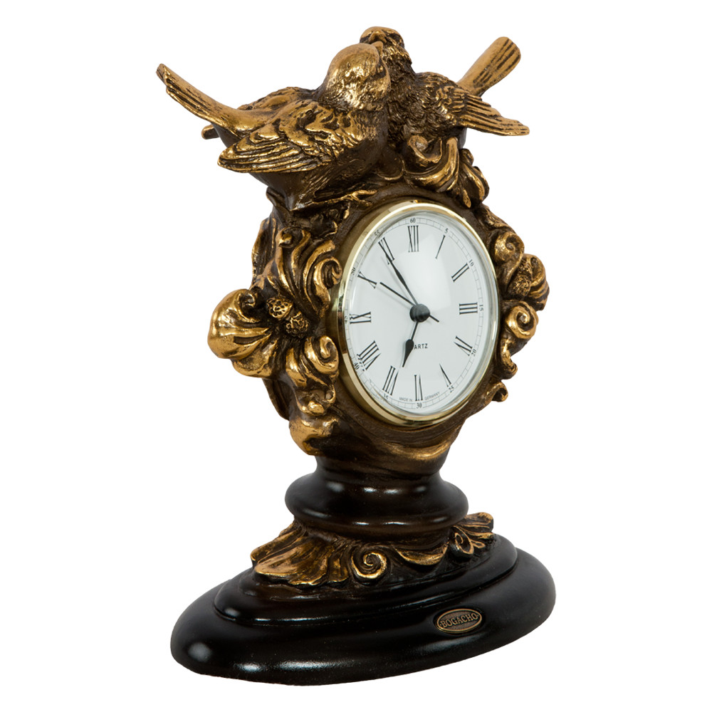 43012 Часы настольные Нежность Бронза BOGACHO 4627163961656 - Вид №5