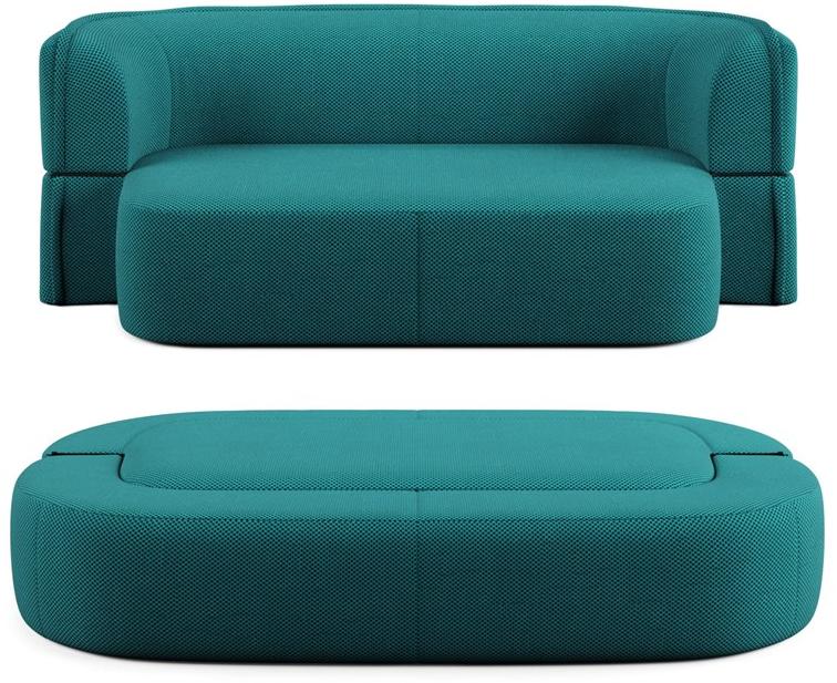 Liu Jo Living Collection Диван-трансформер из ткани Ce ci un caillou sun-id-1487730 - Вид №11