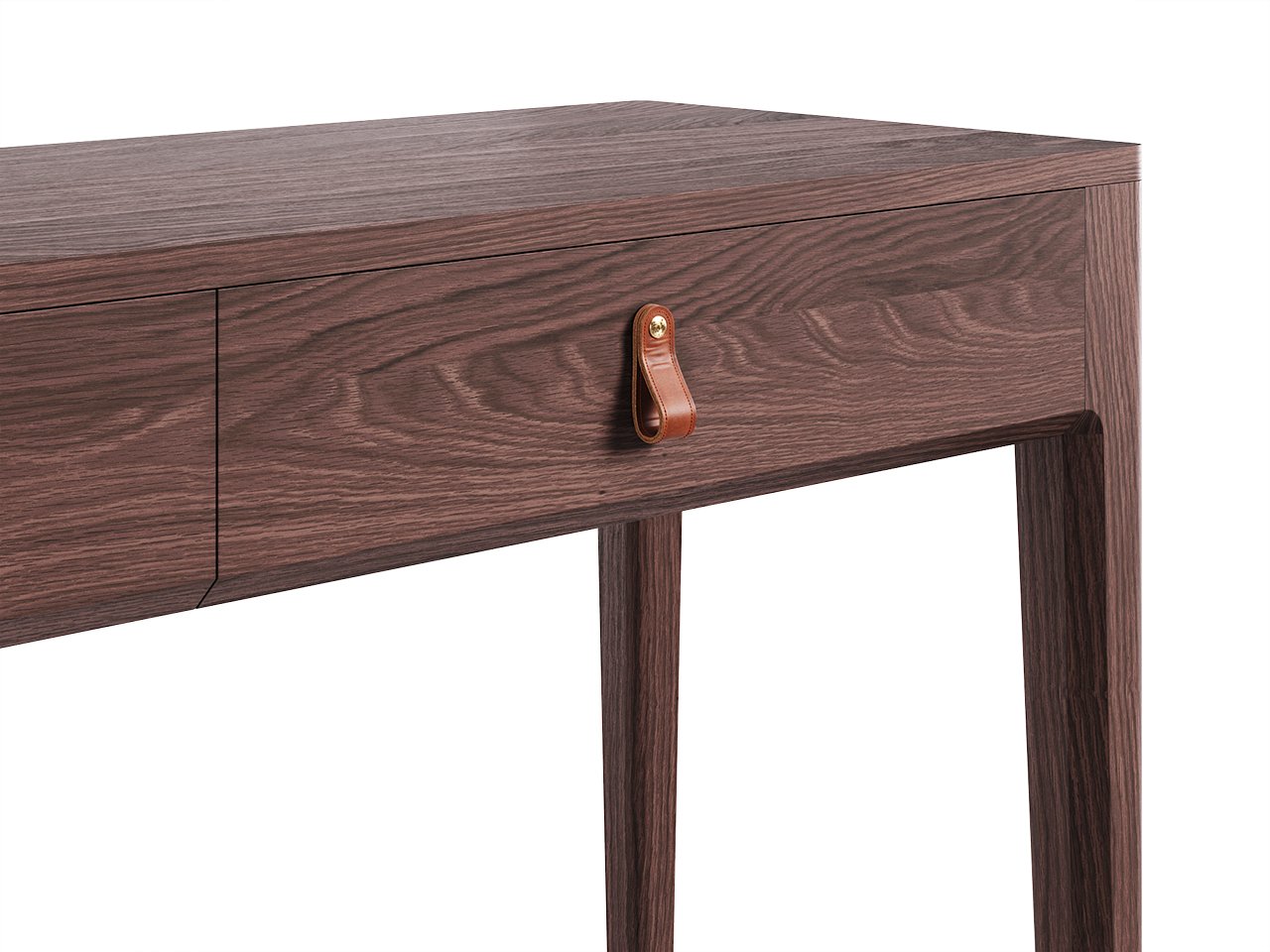 Туалетный столик с ящиками темный дуб Case THE IDEA  210493 Коричневый  - Вид №2