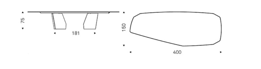 Хрустальный стол Cattelan italia Senator ARCH-00069482 - Вид №9