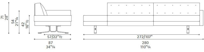 Poltrona Frau Стеганый диван La collezione - divani e poltrone sun-id-1437694 - Вид №5