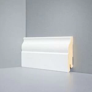 Плинтус Deartio Universal Белый, Мдф U 103-80 МДФ+эмаль 2050х80 мм.
