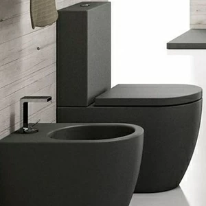 SMVMRASMCMRA Компакт унитаз с бачком Черный Ceramica Cielo SMILE Италия