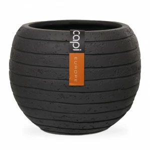 БОНН, ваза ребристая, 18*15, антрацит LE-VILLAGE - 081669 Серый