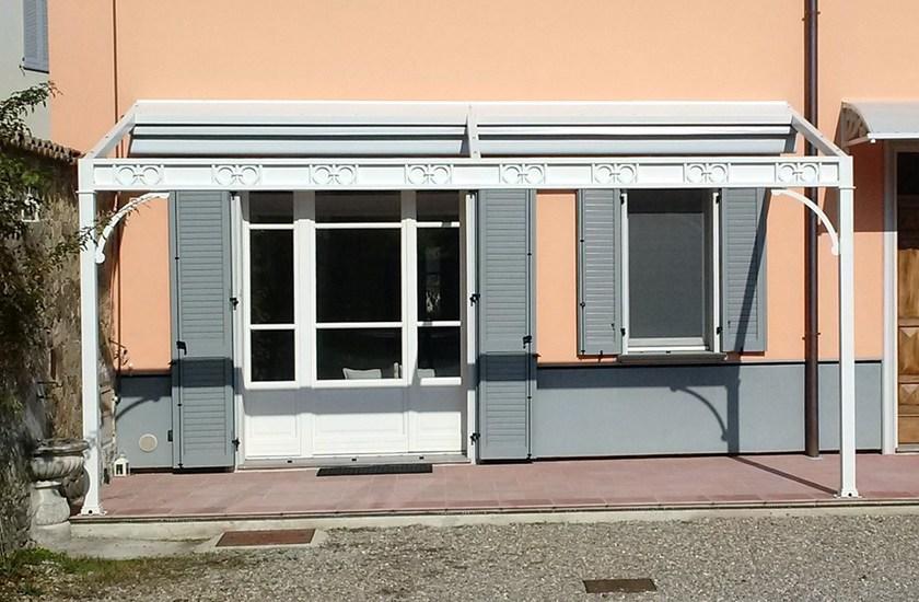 L'Officina by Adami Пристроенная пергола со стеклом и каналом для сбора воды sun-id-1377483 - Вид №3