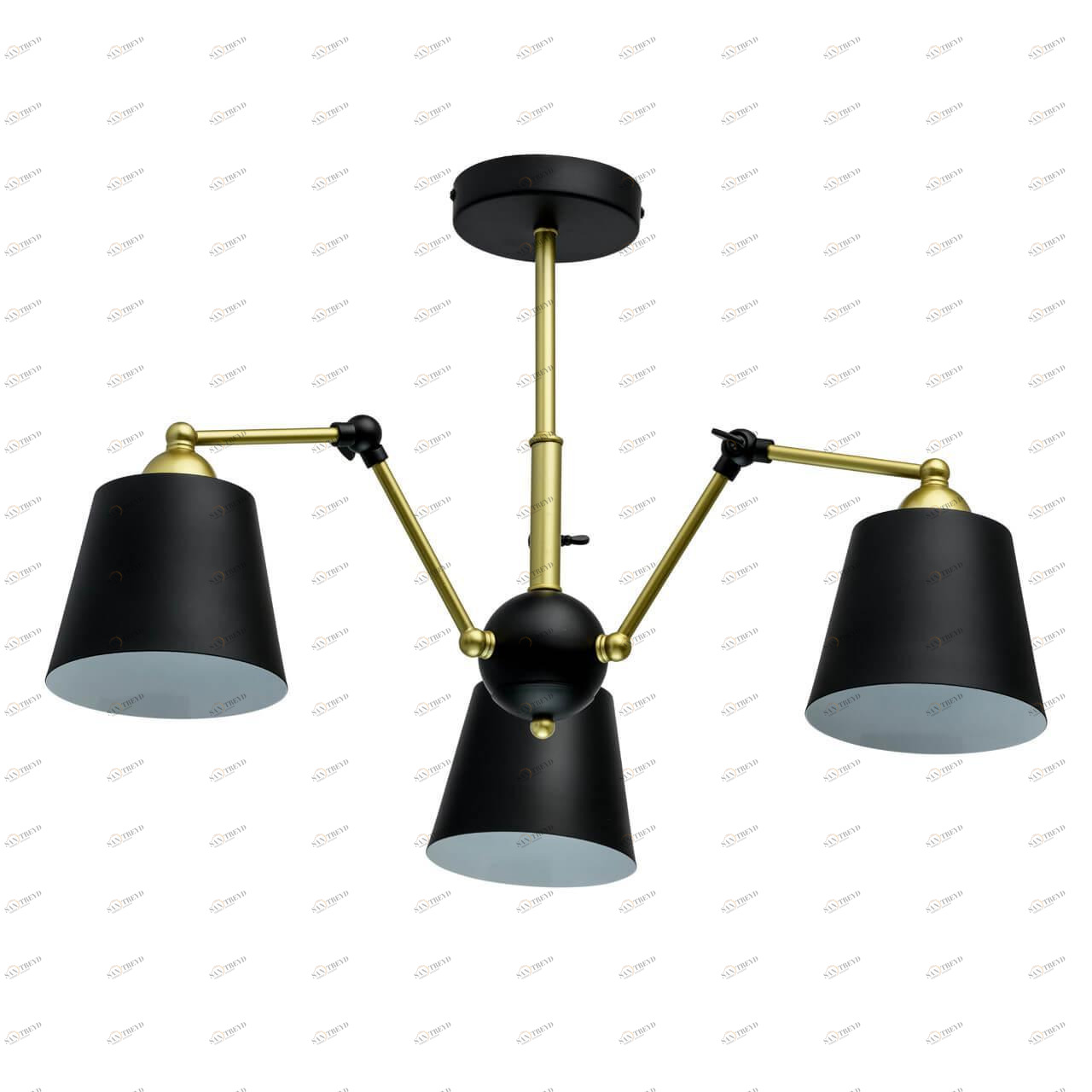 Потолочная люстра MW-Light Таун 5 691011403 черная MW-LIGHT ТАУН 5 184231 Черный 