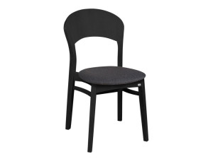 Стул из массива дерева с мягким сиденьем