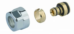 Carlo Poletti A58709M Переходник для пластиковой трубы, гайка цилиндрическая.