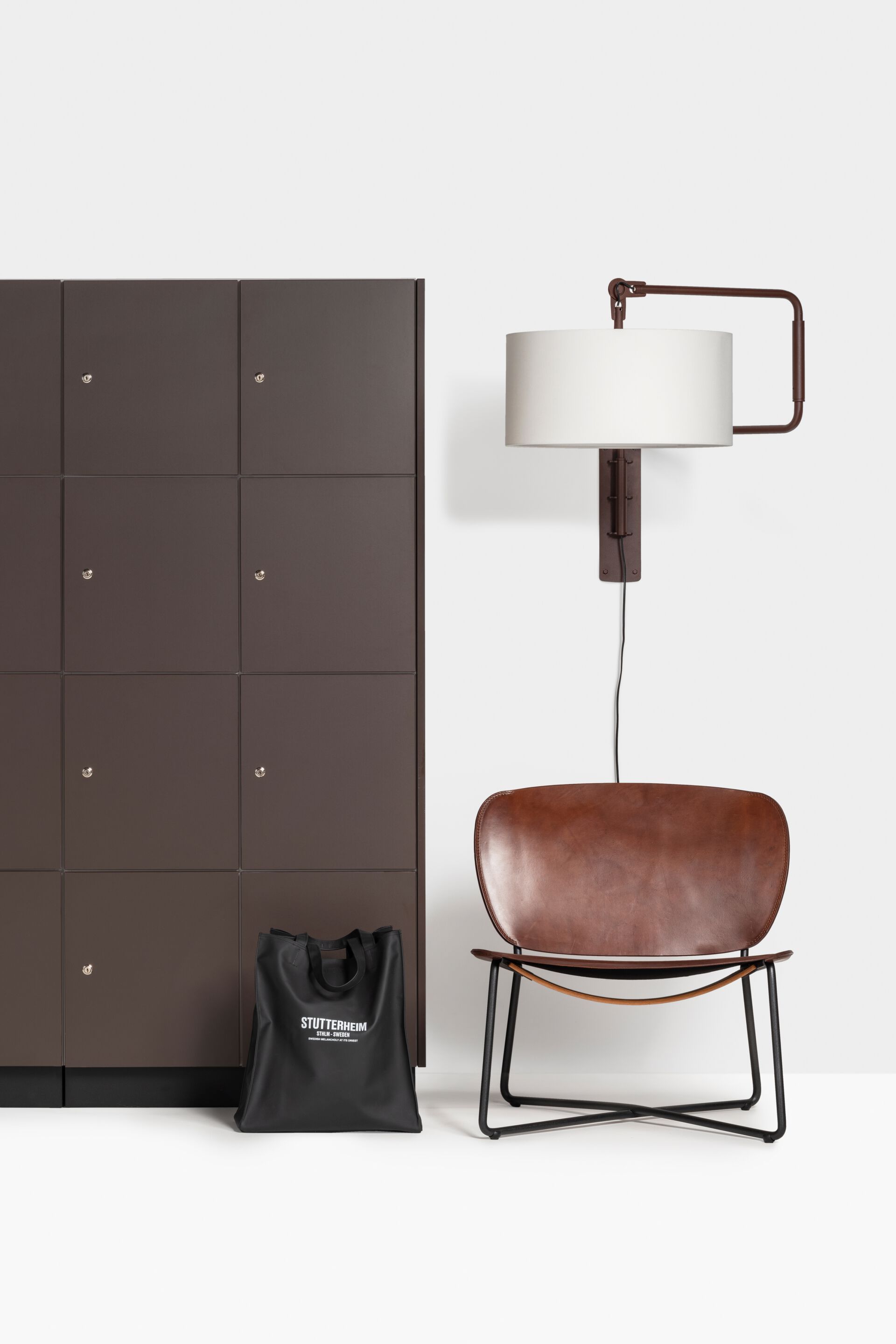 Настенный светильник из стали и ткани с гибкой рукояткой FUNCTIONALS SWIVEL ARCH-00039568 - Вид №26