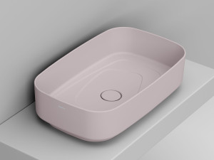 Керамическая раковина с одной столешницей