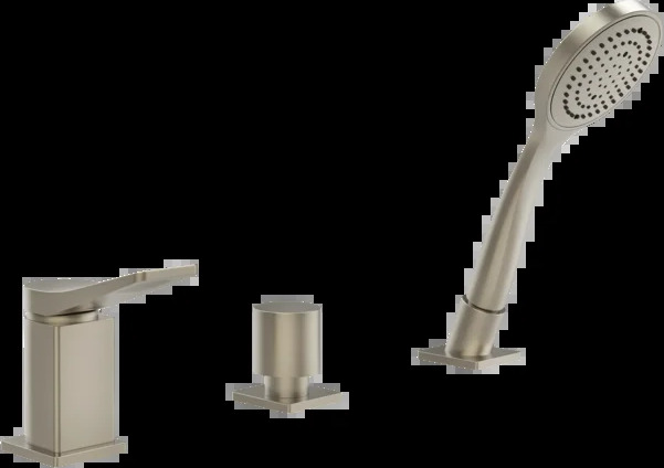 Смеситель для ванны 59043 149 Gessi Rilievo МАТОВЫЙ НИКЕЛЬ FINOX