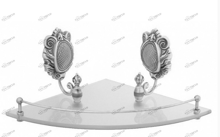 Полка с галереей MIGLIORE Cleopatra ML.CLE-60.761.CR хром 