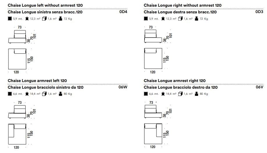 Съемный диван из ткани MOROSO Highlands ARCH-00040855 - Вид №4