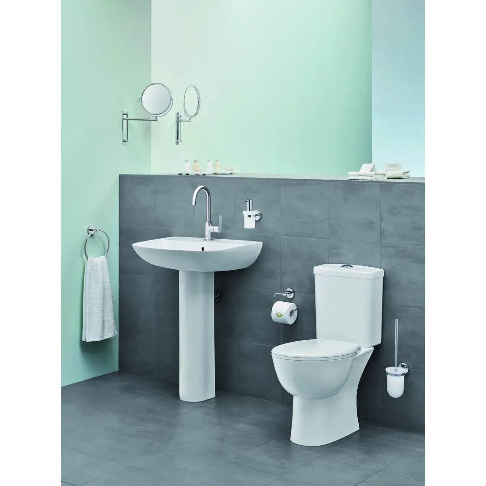 Унитаз-компакт Grohe Bau Ceramic горизонтальный выпуск двойной слив 82381381 STLM-2009193 - Вид №4